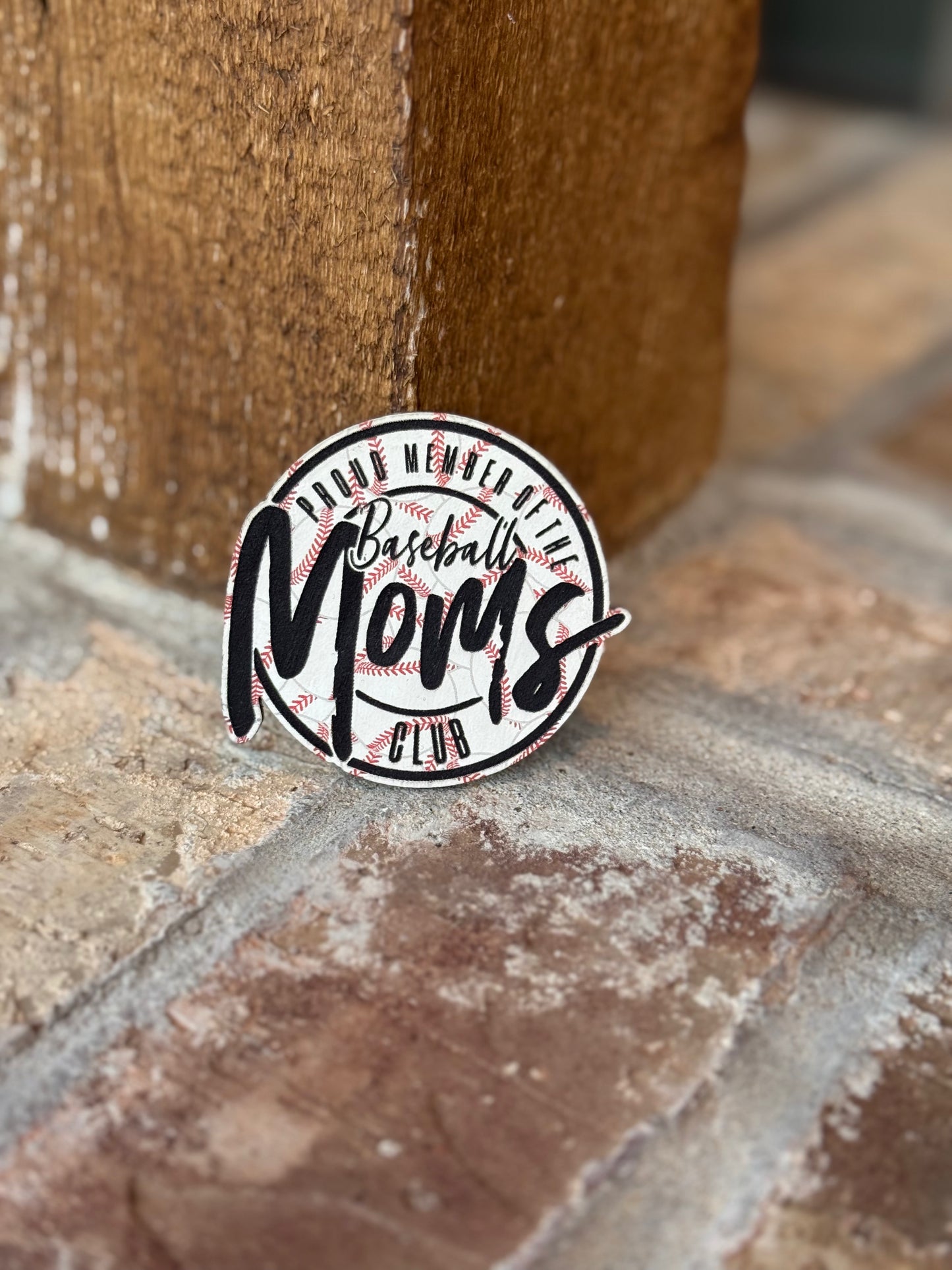 Baseball Mom Patch
