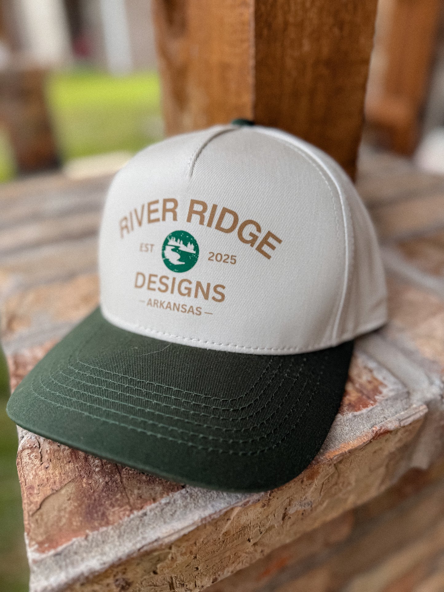 River Ridge Designs Arkansas Logo Trucker Cap
