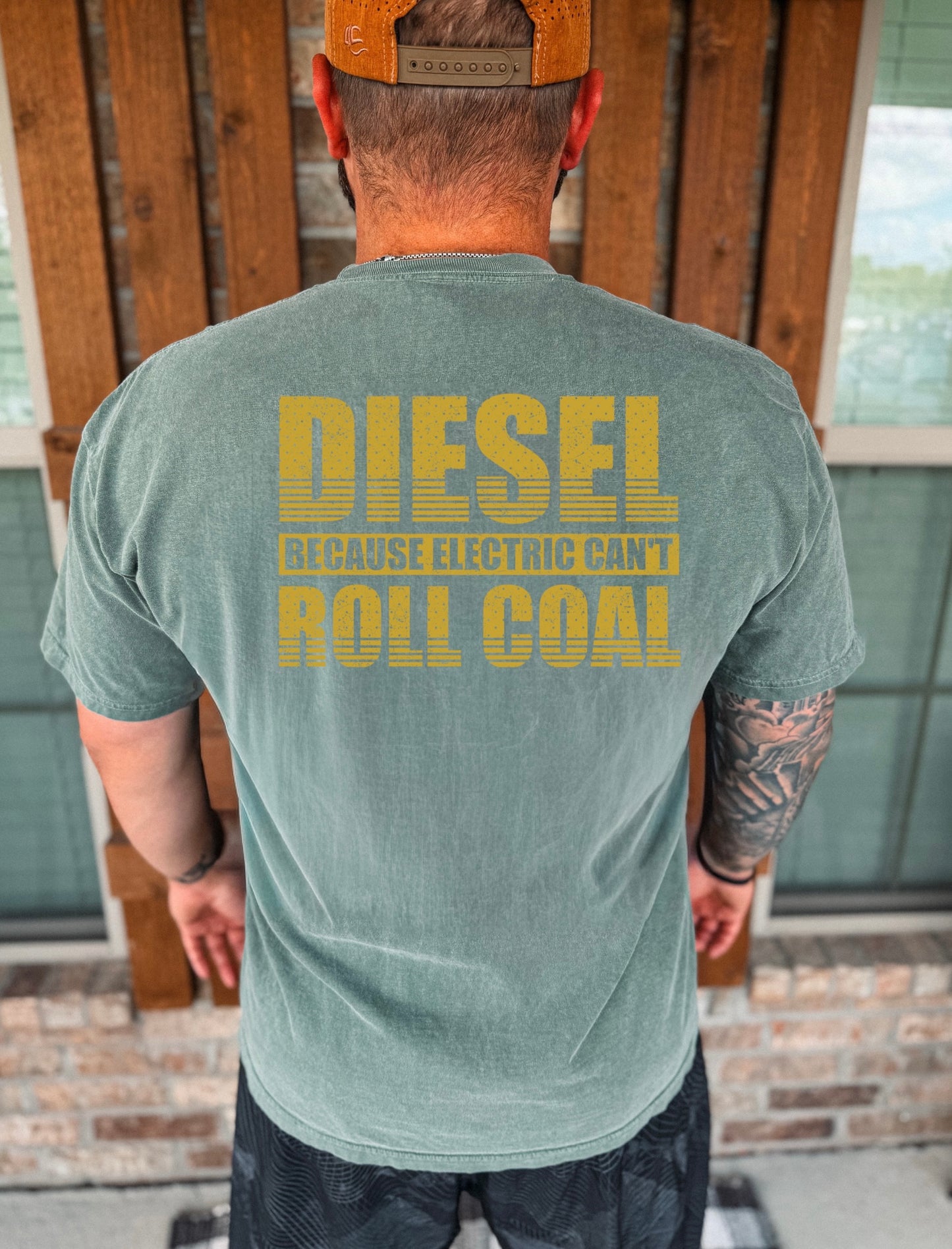 Electric Can't Roll Coal Graphic Tee
