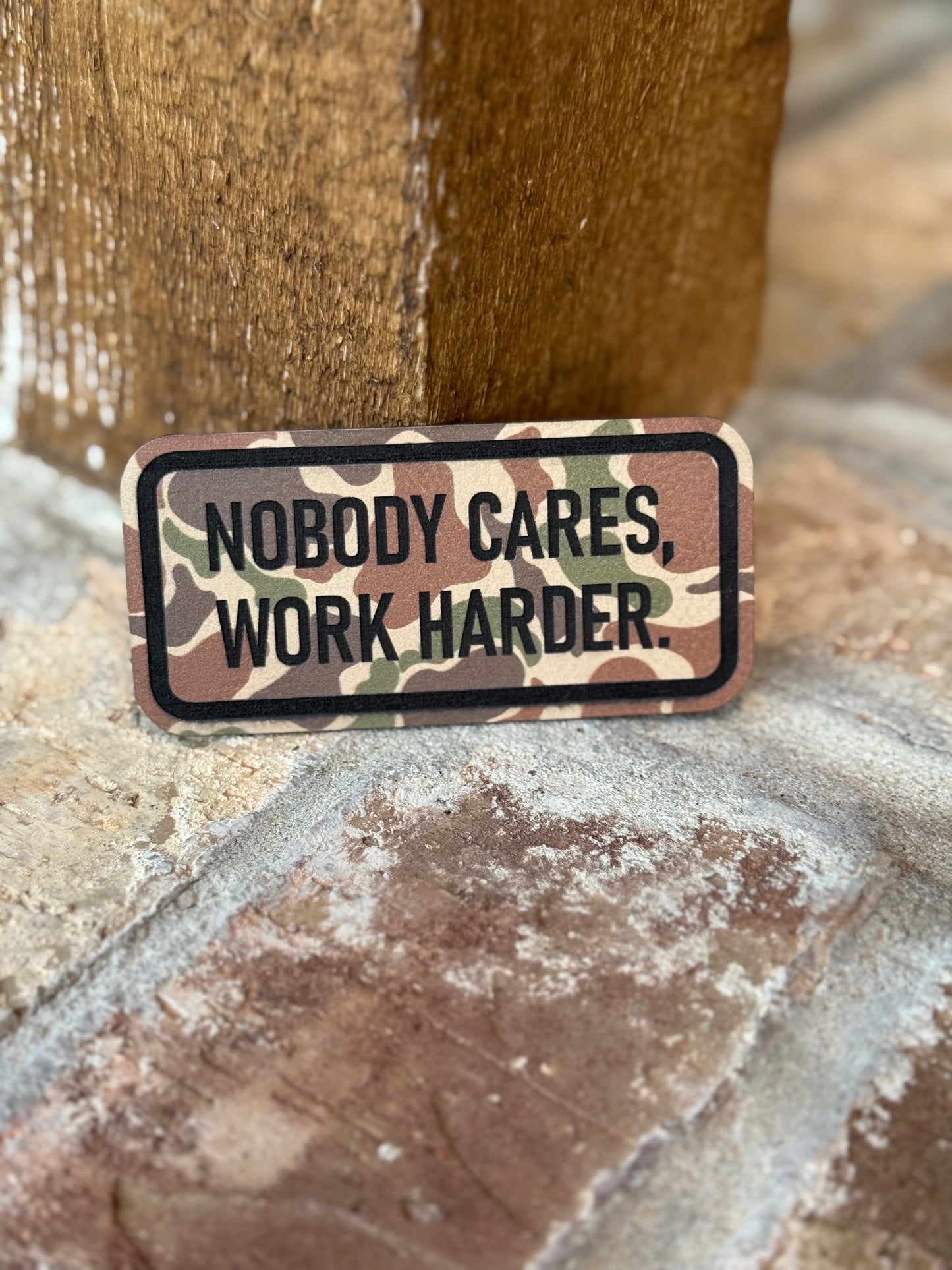 Nobody Cares, Work Harder Patch