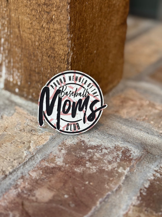 Baseball Mom Patch