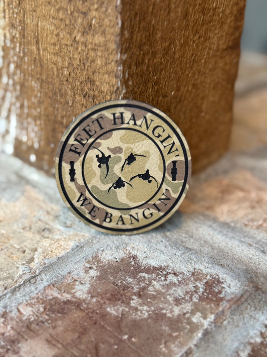 Feet Hangin’ We Bangin’ Patch