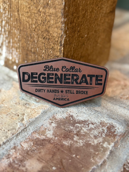 Blue Collar Degenerate Patch