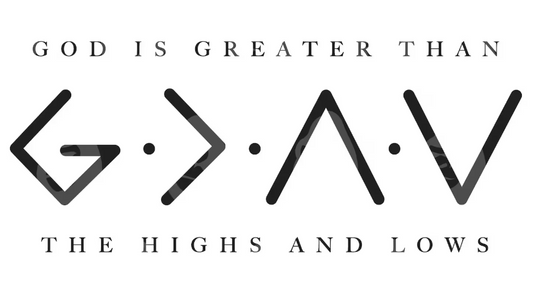 God is Greater Graphic Tee (Horizontal)