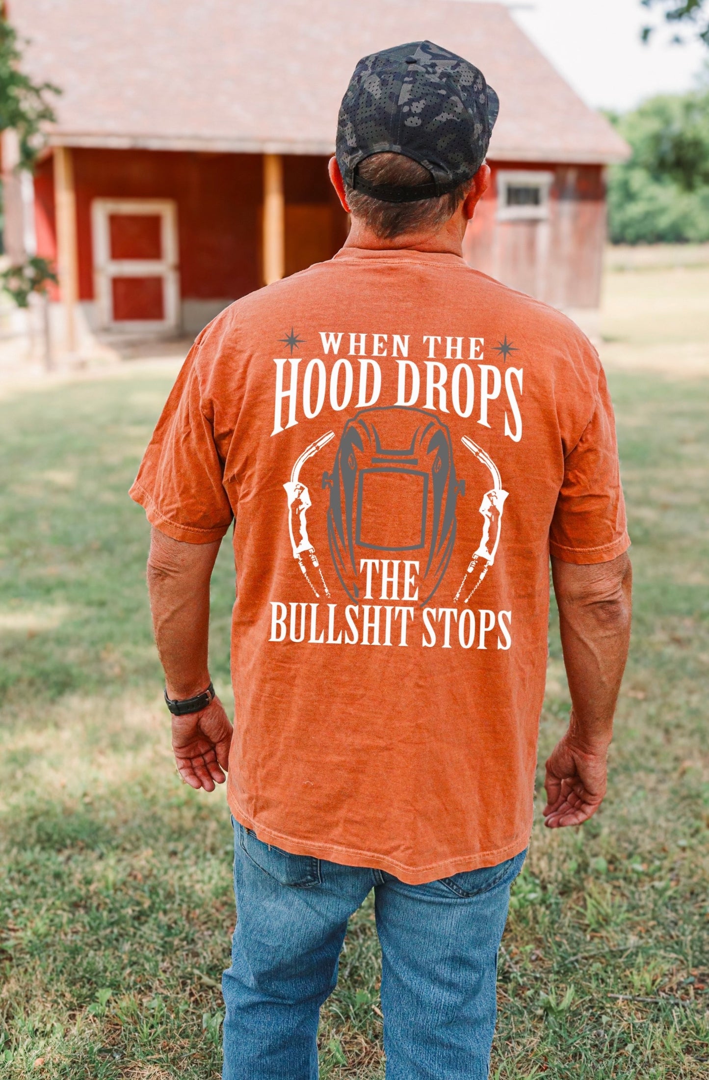 When the Hood Drops Graphic Tee