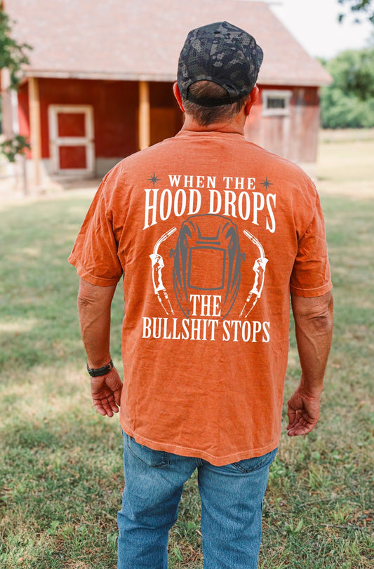 When the Hood Drops Graphic Tee