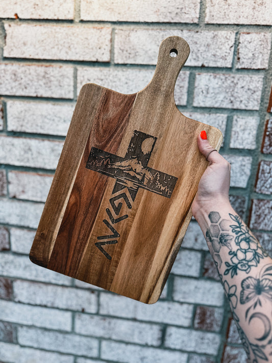 God Is Greater Cutting Board