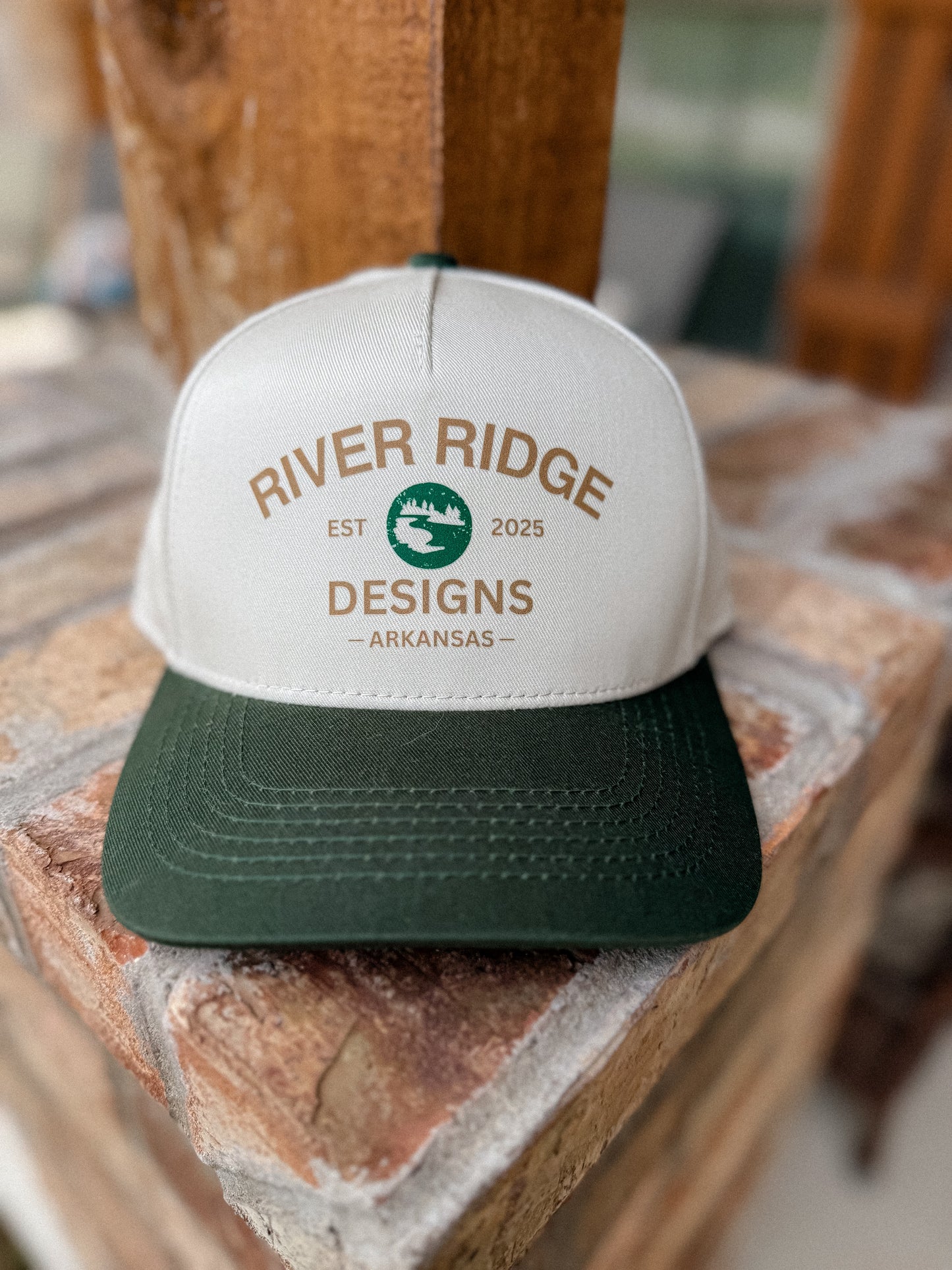 River Ridge Designs Arkansas Logo Trucker Cap